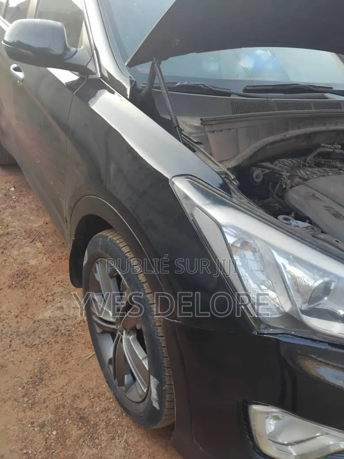 Hyundai Santa Fe Limited 4dr SUV AWD (3.3L 6cyl 6A) 2014 Black