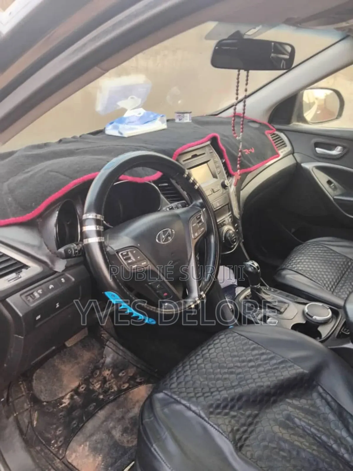 Hyundai Santa Fe Limited 4dr SUV AWD (3.3L 6cyl 6A) 2014 Black