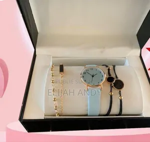 Montre+Bracelet Dame (En Simili Cuir)