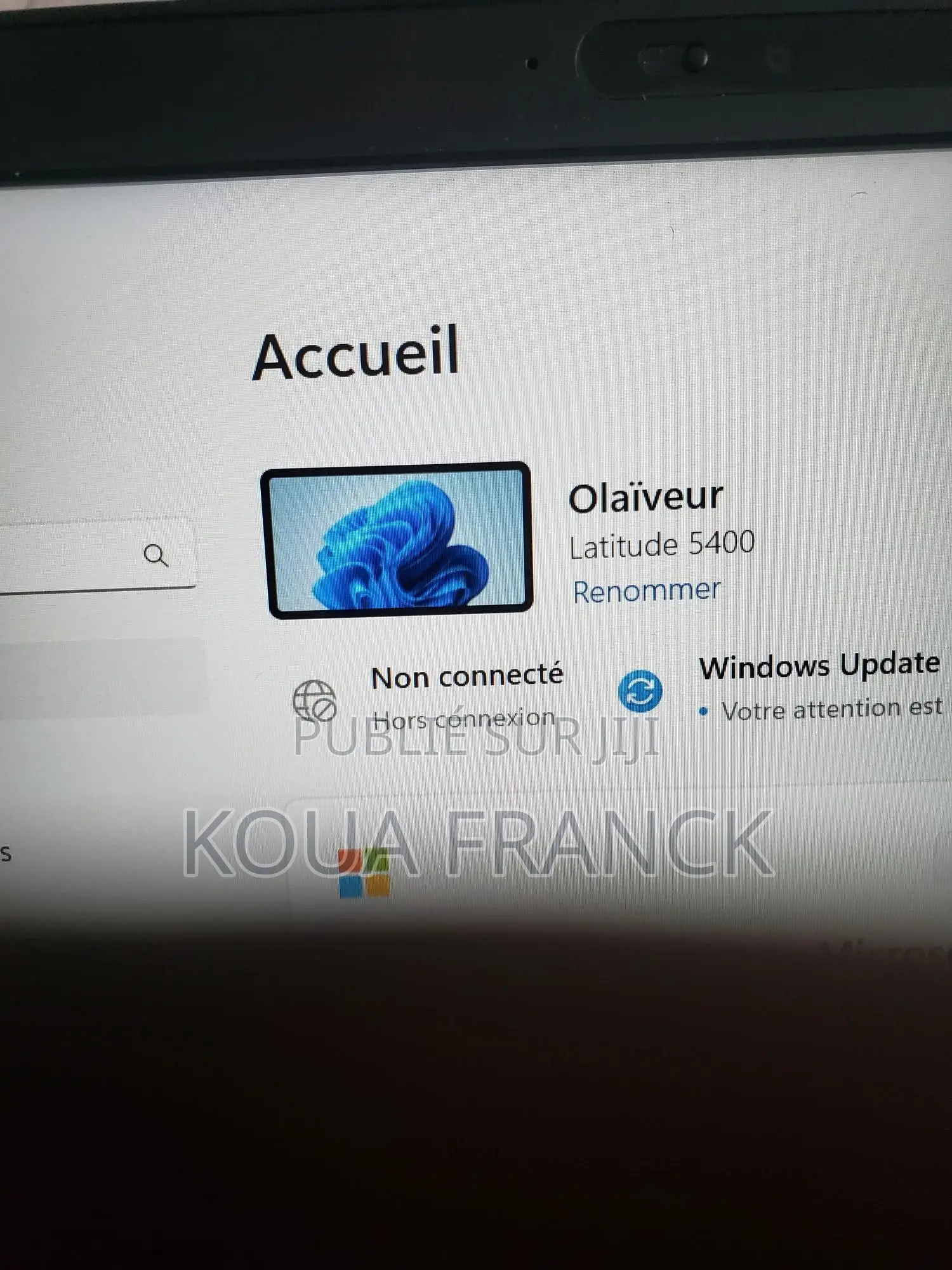 Ordinateur Portable Dell Latitude 5420 8GB Intel Core I5 SSD 256GB