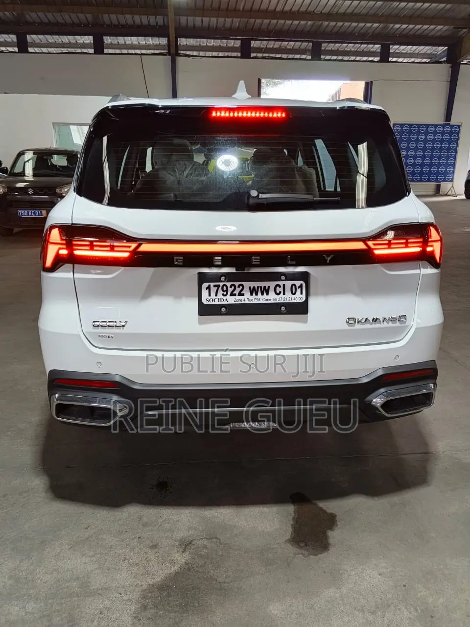 New Geely Okavango 2025 Blanc