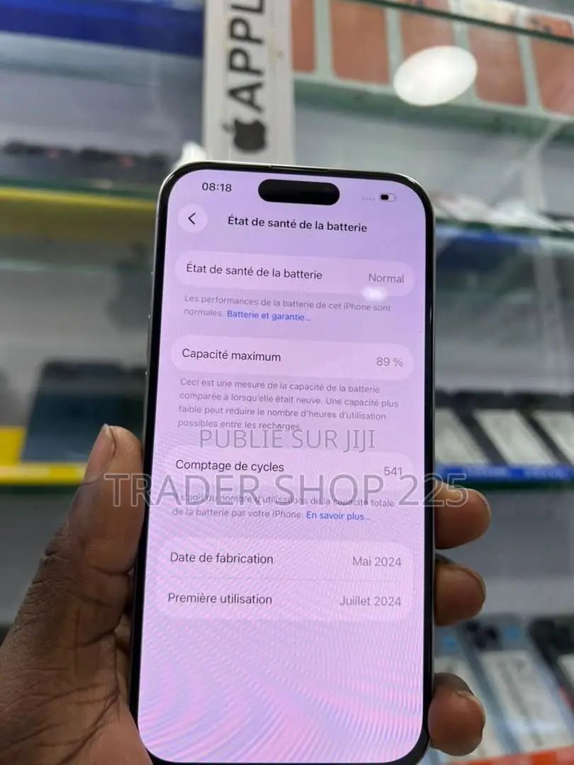 New Apple iPhone 15 Pro 128 GB Blanc