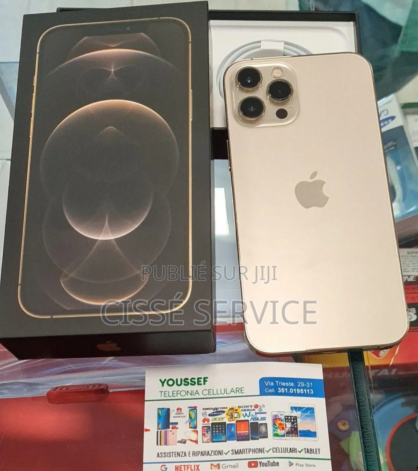 New Apple iPhone 12 Pro 256 GB Doré