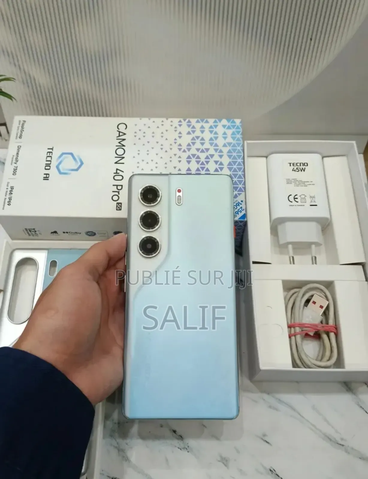 New Tecno Camon 40 Pro 128 GB Blanc