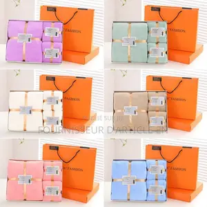 Coffret Cadeau De Trois Serviettes De Bain ( À Partir De 30 Articles)