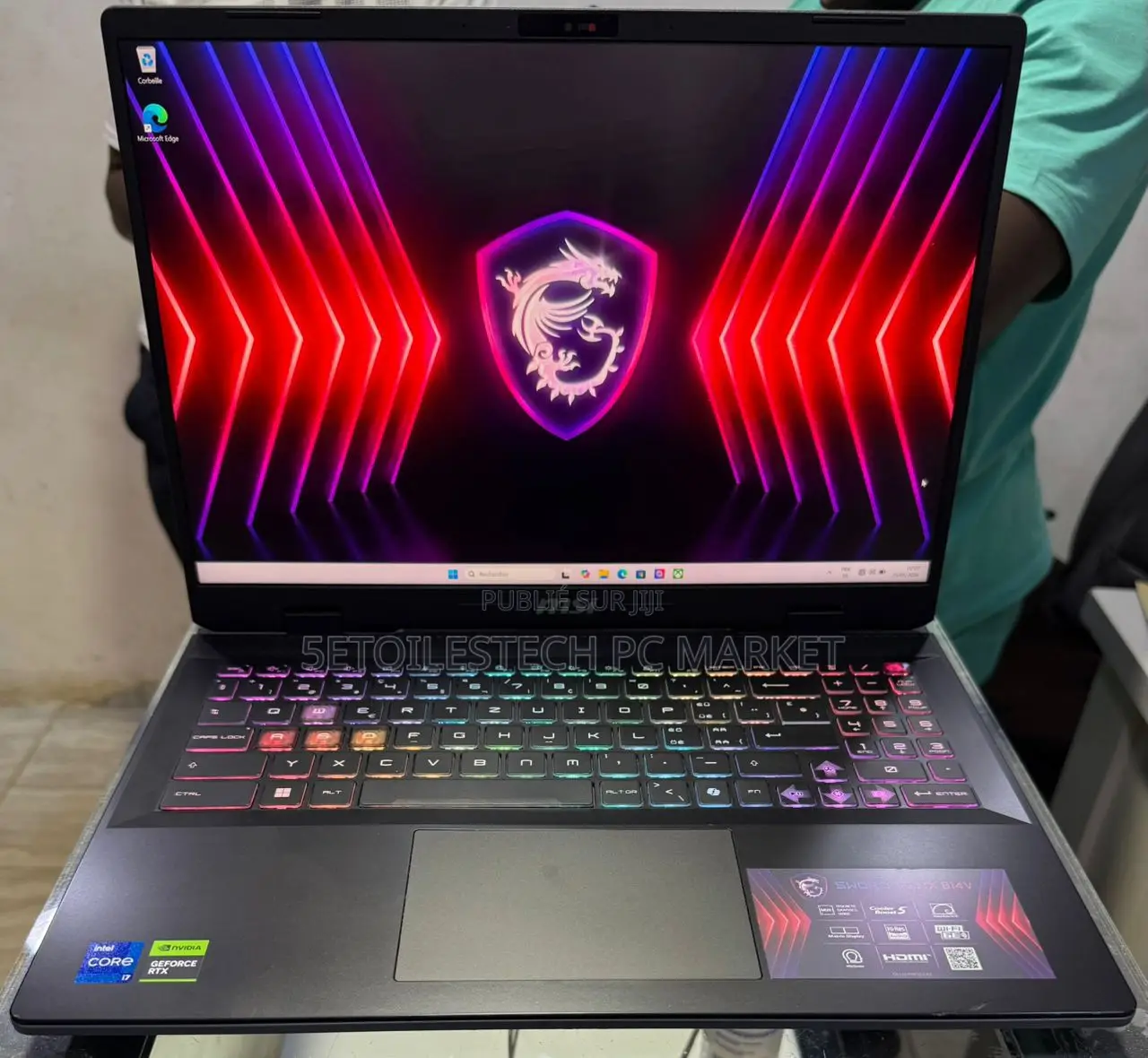 New Ordinateur Portable MSI MSI Sword 17 16GB Intel Core I7 SSD 1T