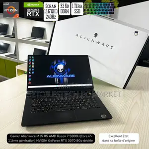 New Ordinateur Portable Alienware M15 R3 32GB AMD Ryzen 7 SSD 1T