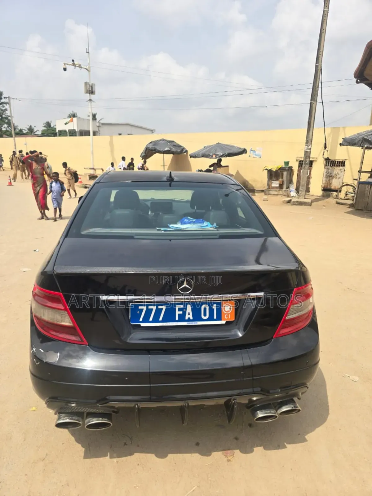 Mercedes-Benz C300 Sport Sedan AWD (3.0L 6cyl 7A) 2008 Black