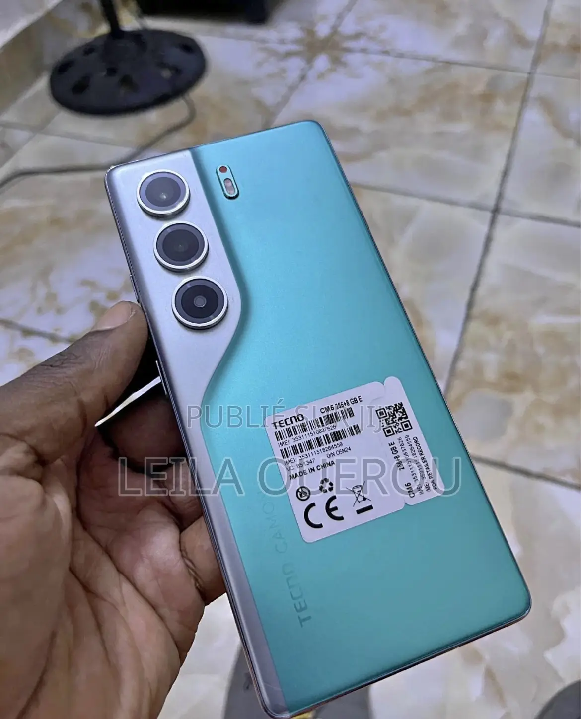New Tecno Camon 40 Pro 256 GB Blue