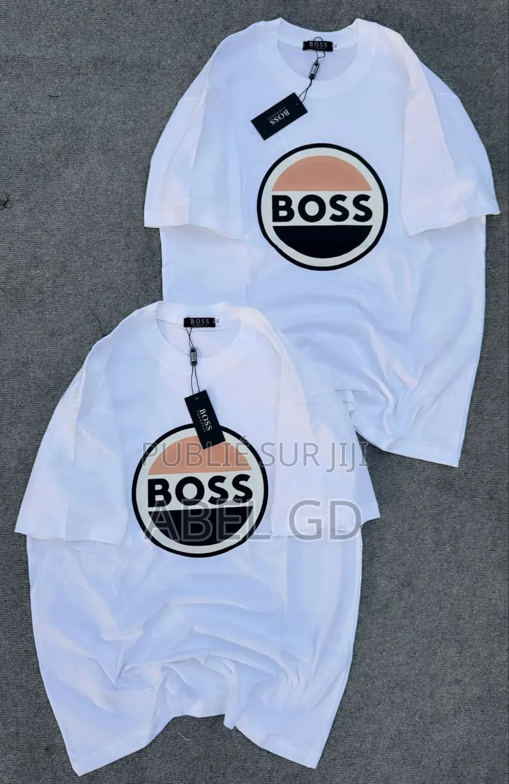 2 T-Shirt Blanc Et Noir