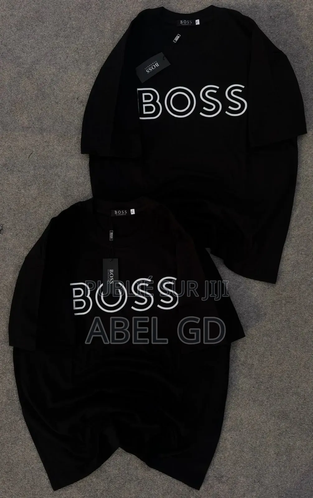 2 T-Shirt Blanc Et Noir