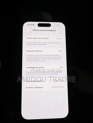 New Apple iPhone 15 Pro 256 GB Blanc