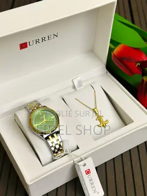 Montre Féminine Élégante + Chaîne