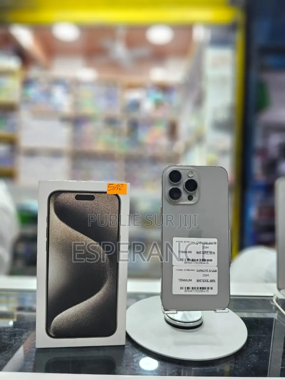 Apple iPhone 15 Pro Max 512 GB Doré