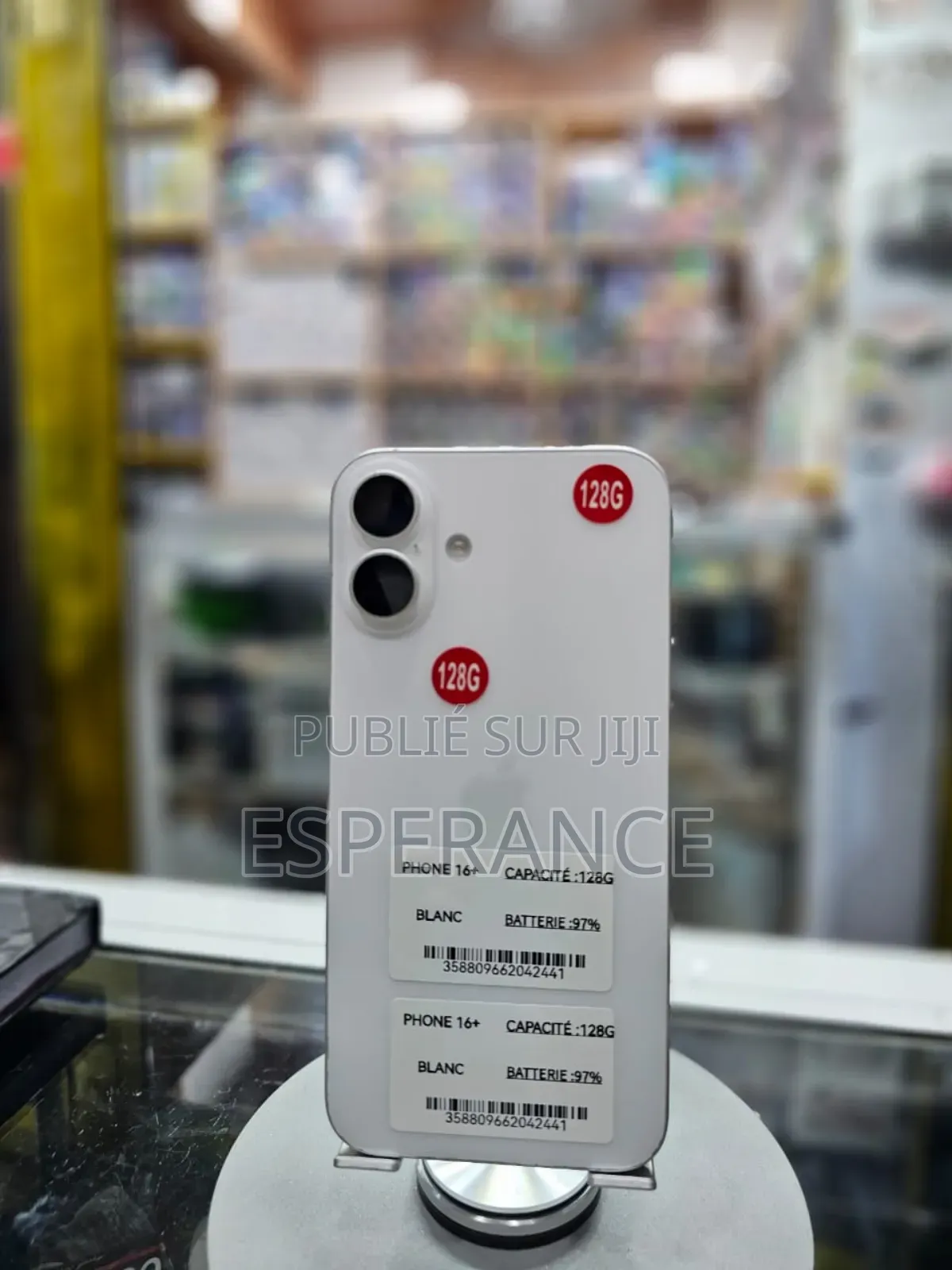 Apple iPhone 16 Plus 128 GB Blanc