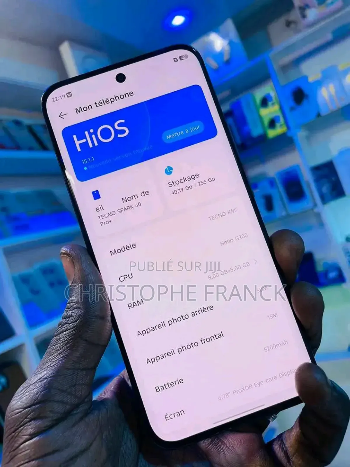 New Tecno Spark 40 Pro+ 256 GB Black