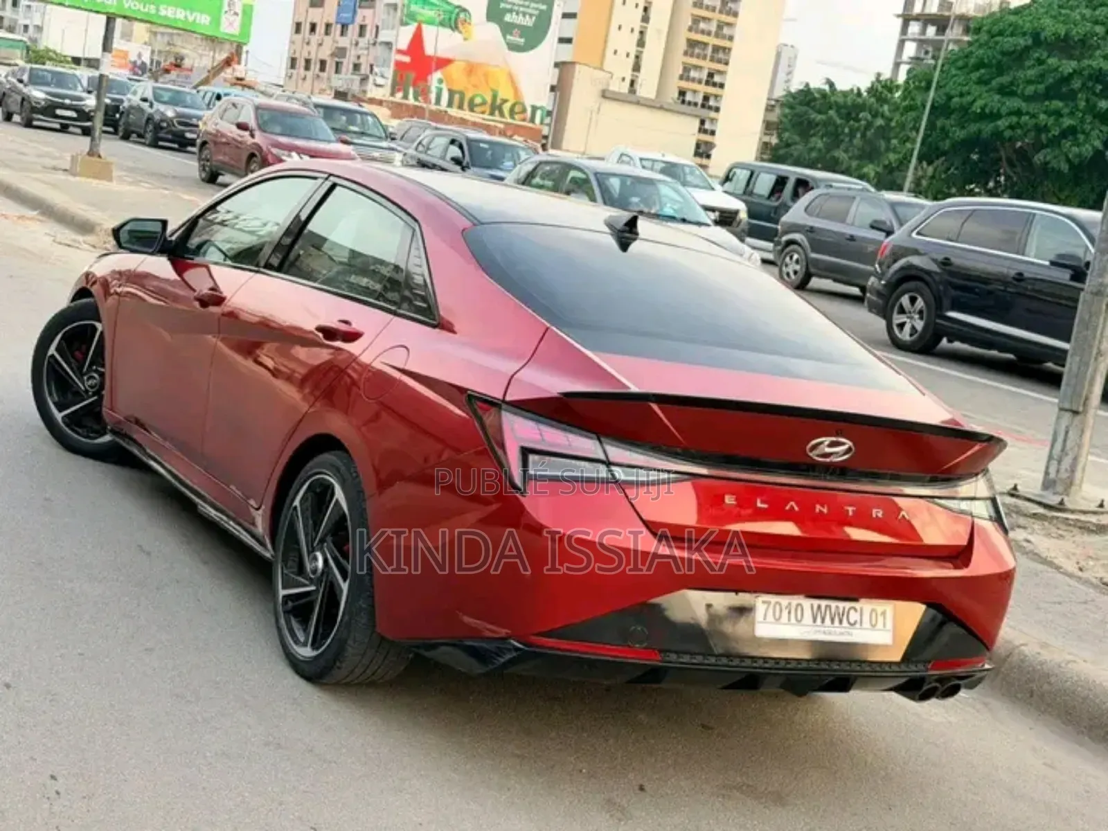 Hyundai Elantra N-Line 2022 Rouge