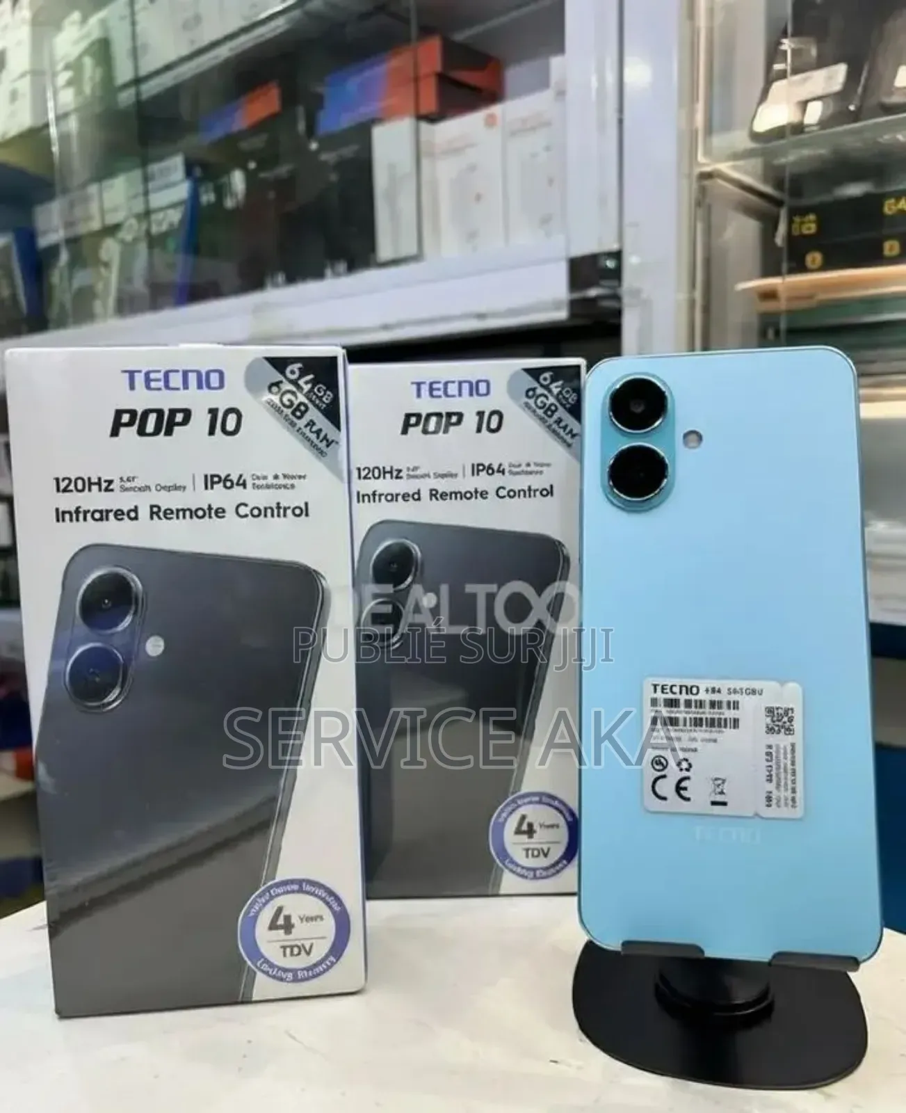 New Tecno Pop 10 128 GB Blue