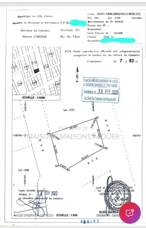 Vente De Terrains Avec Acd À Bingerville 600m 2 745m2 Et 1hectare