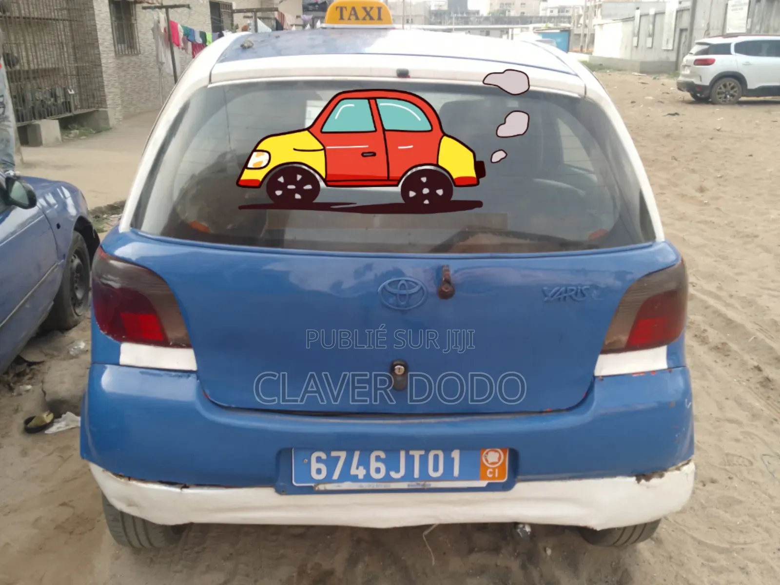 Toyota Yaris 2001 Bleu