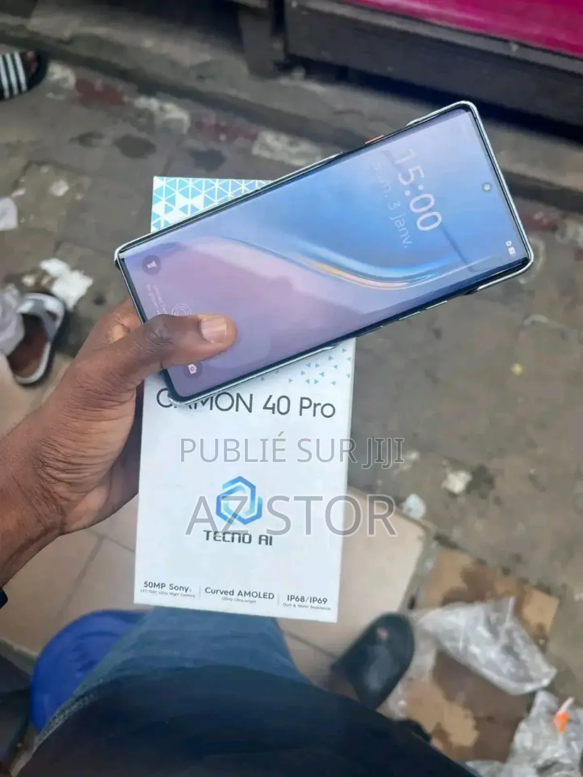 Tecno Camon 40 Pro 256 GB Gris