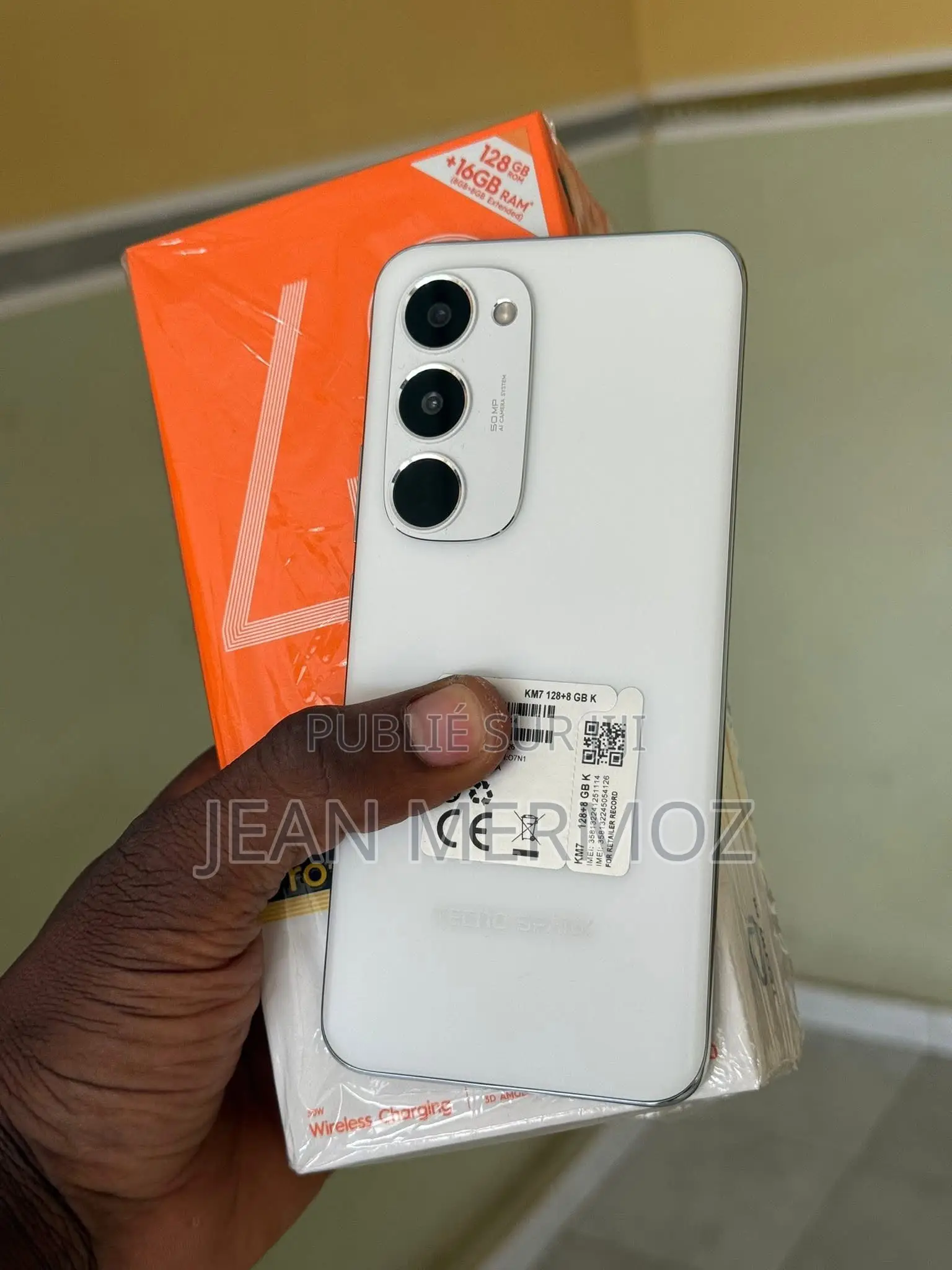 New Tecno Spark 40 Pro+ 256 GB Blanc