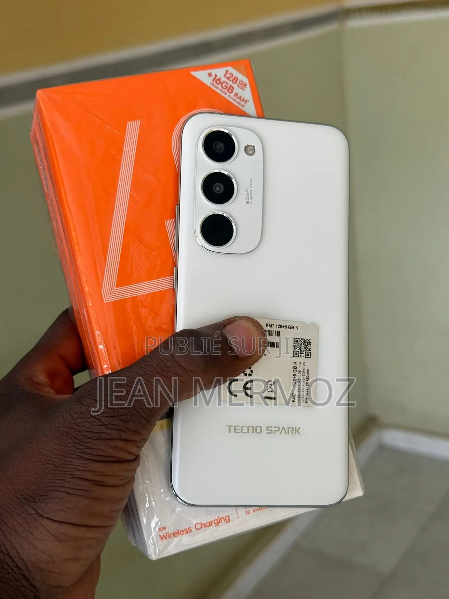 New Tecno Spark 40 Pro+ 256 GB Blanc