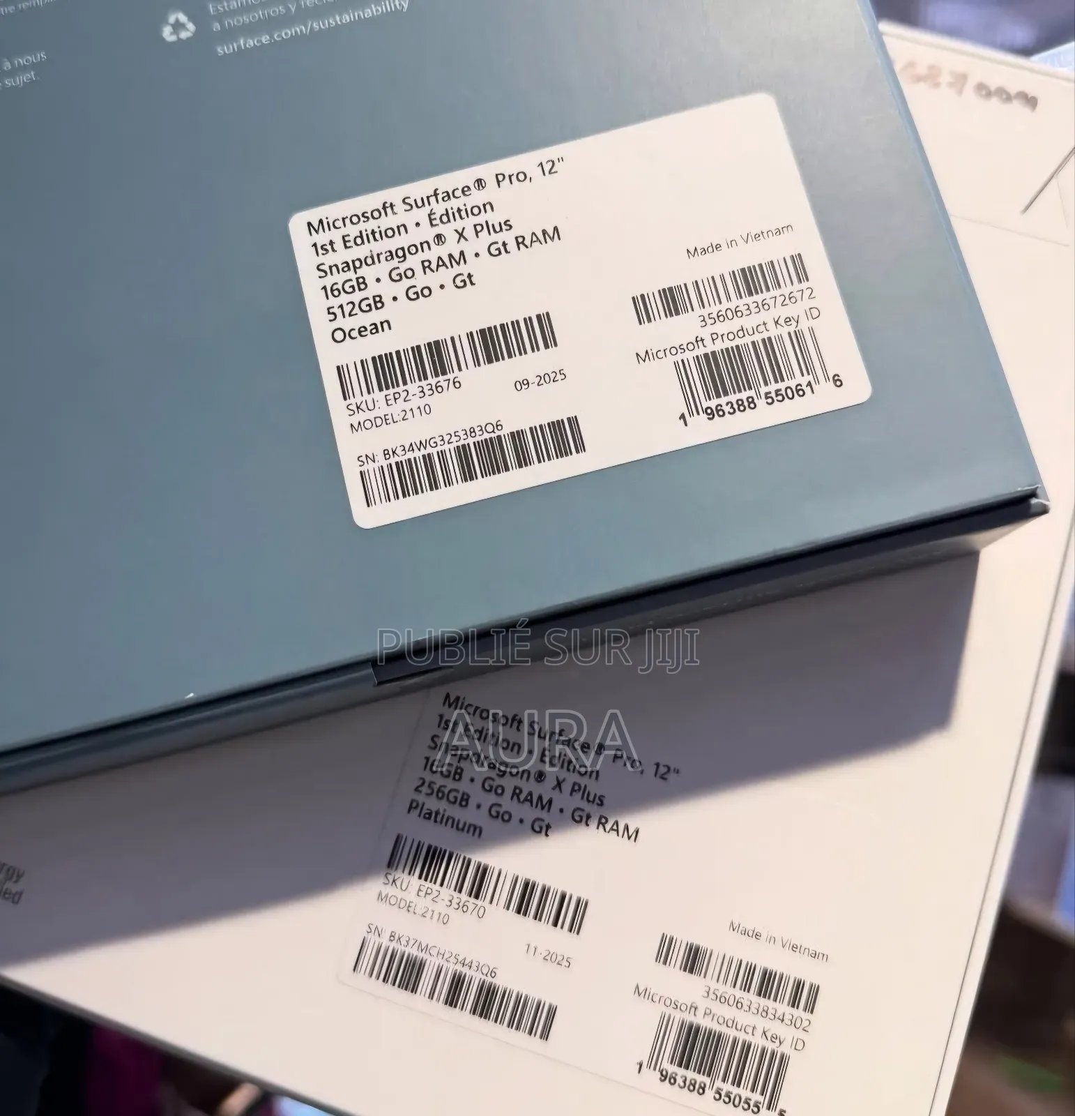 New Microsoft Surface Pro Copilot+ PC 12 16GB SSD 512GB