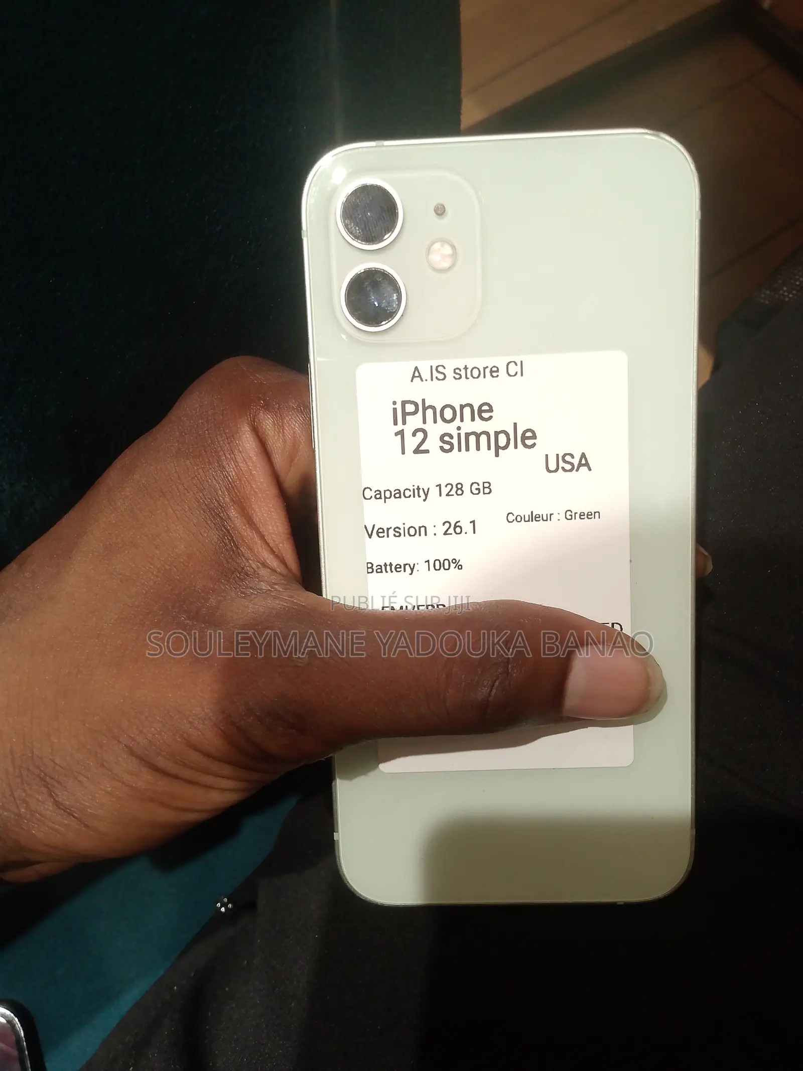 New Apple iPhone 12 128 GB Vert