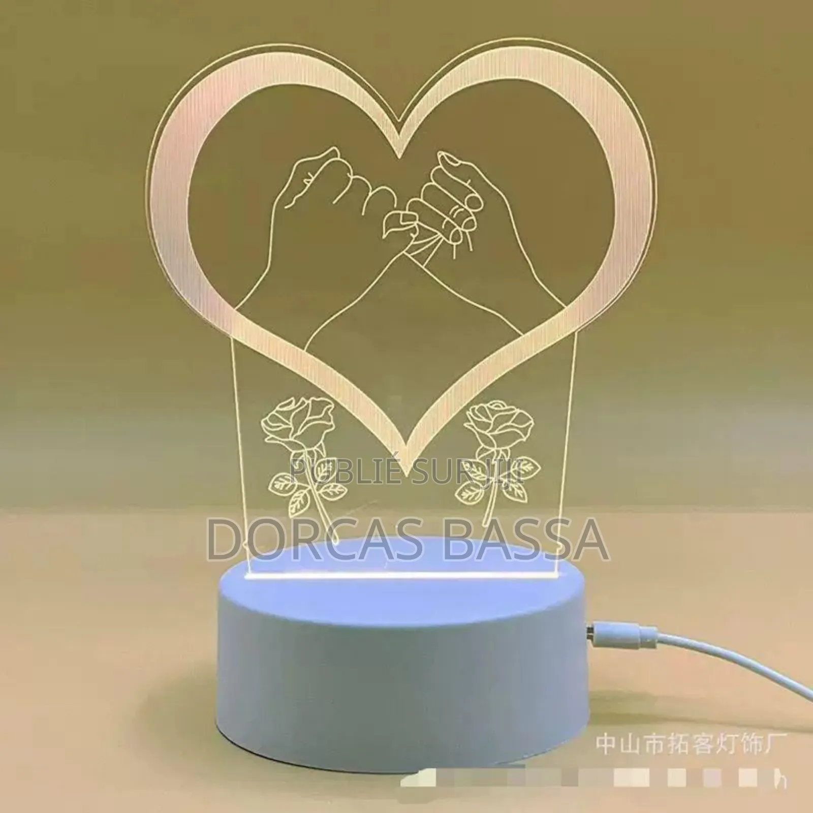 Veilleuse Pour La Saint Valentin