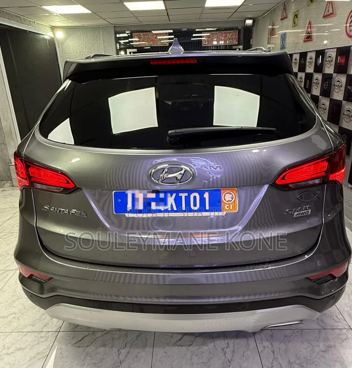 Hyundai Santa Fe 2018 Gris