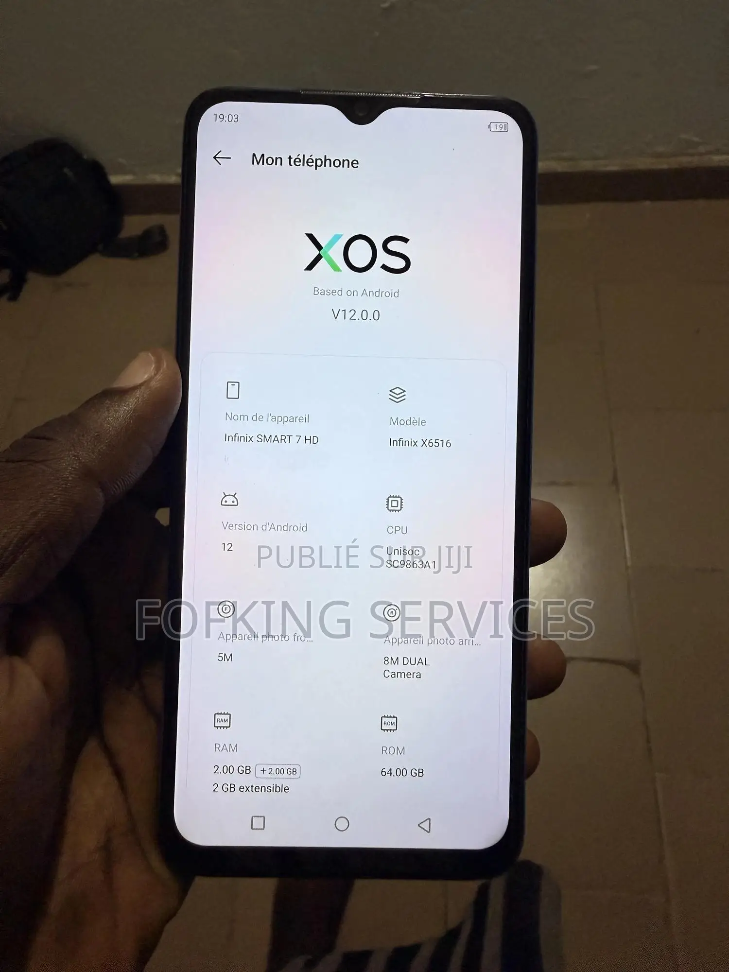 Infinix Smart 7 HD 64 GB Bleu