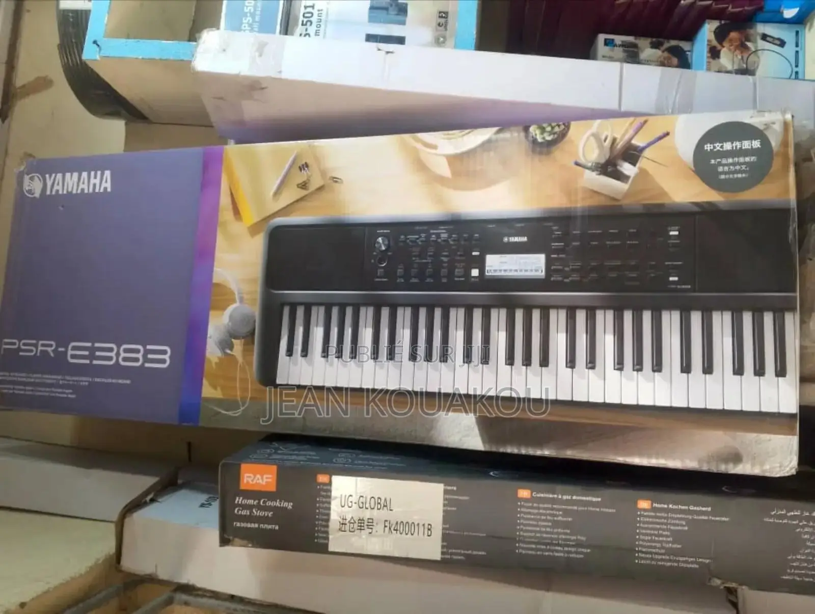 Piano Numérique Yamaha PSR-E383/ Piano Synthétiseur Clavier