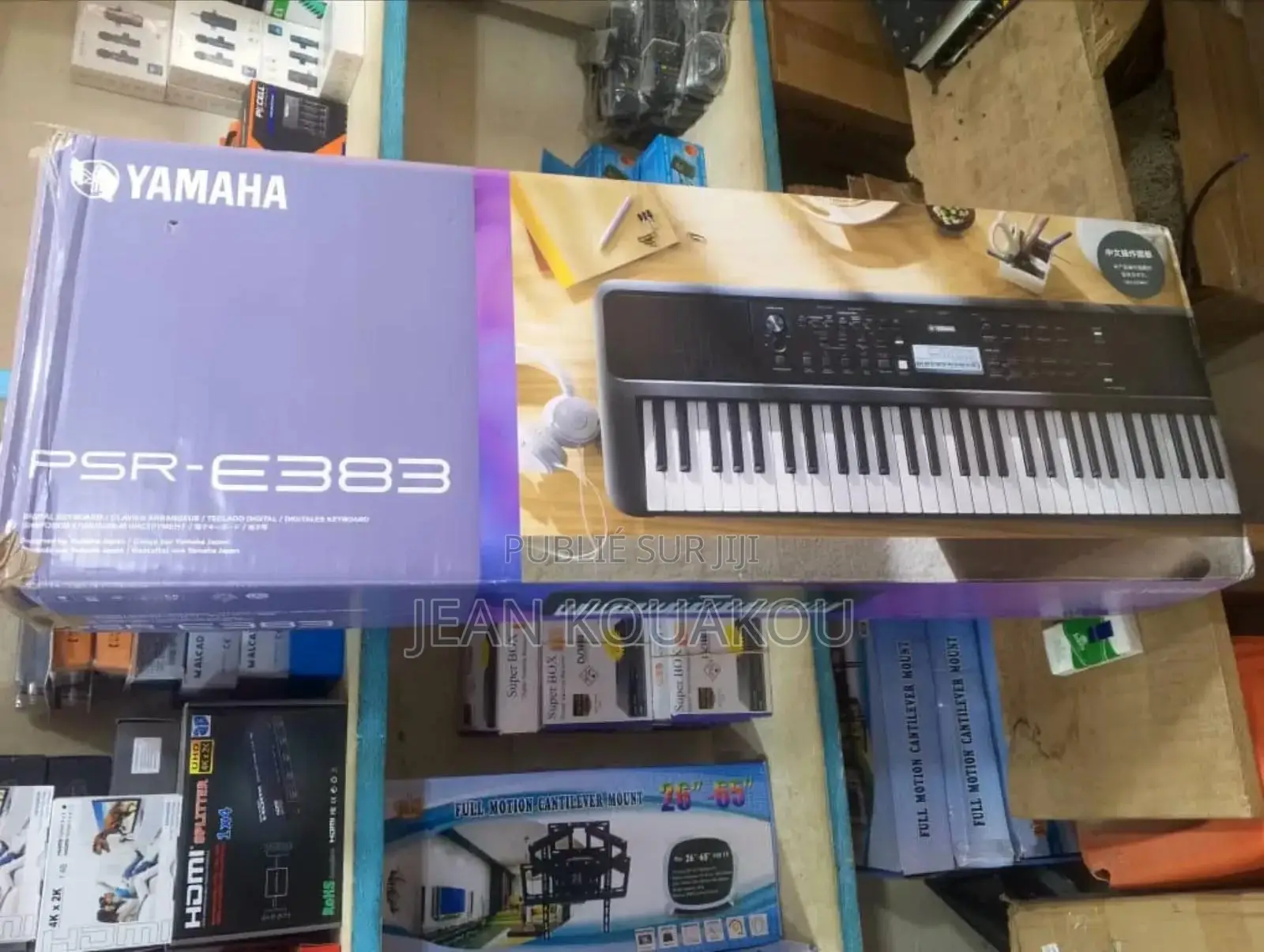 Piano Numérique Yamaha PSR-E383/ Piano Synthétiseur Clavier