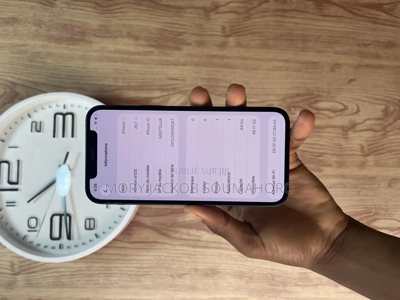 New Apple iPhone 12 64 GB Bleu