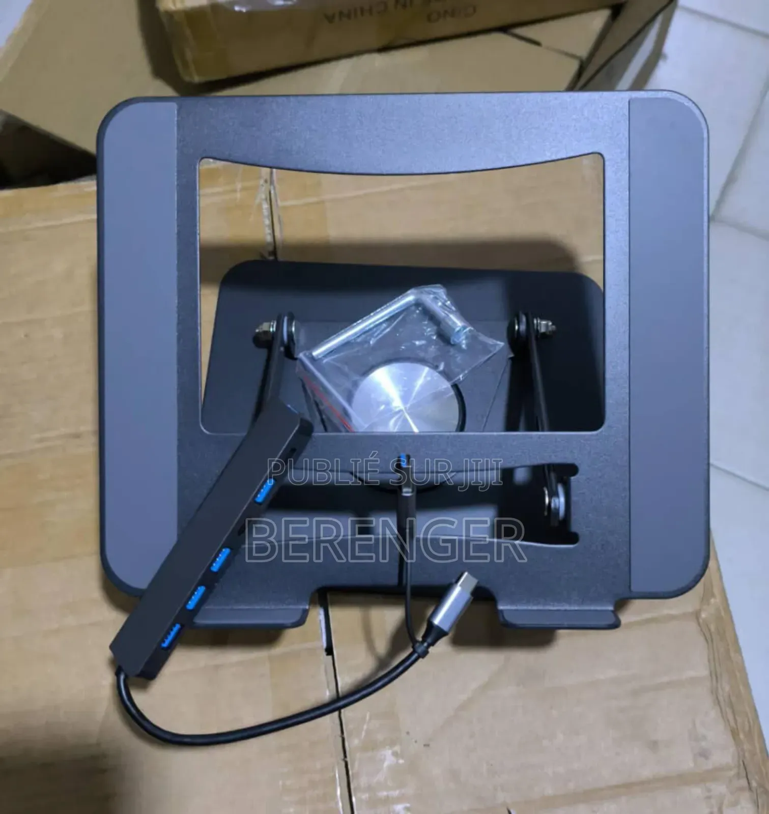 Support De Pc +Hub Usb+Typec