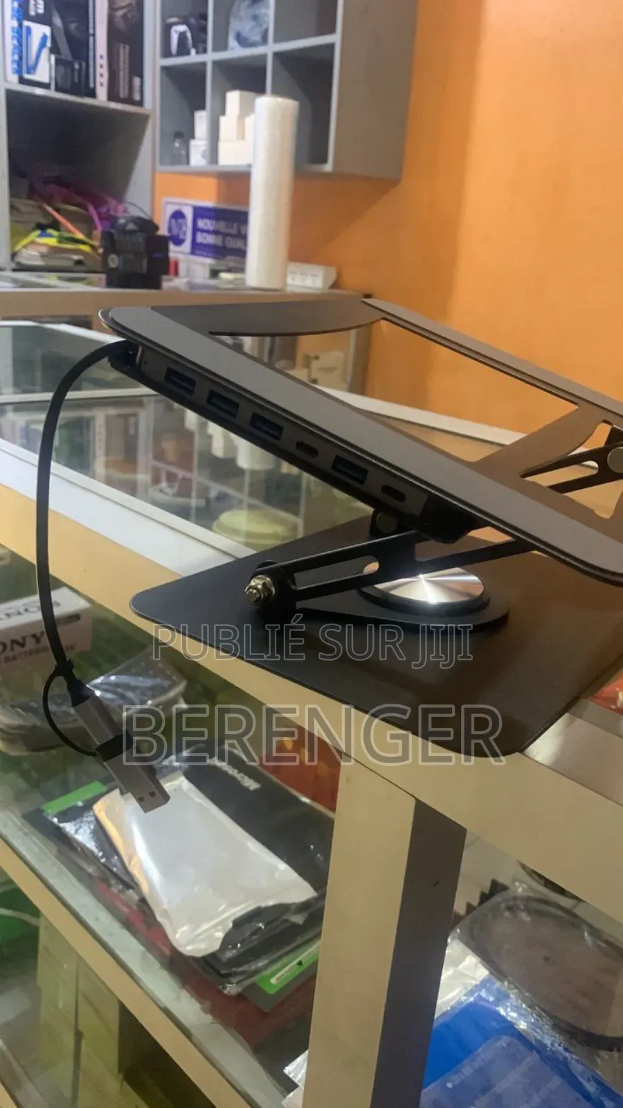 Support De Pc +Hub Usb+Typec