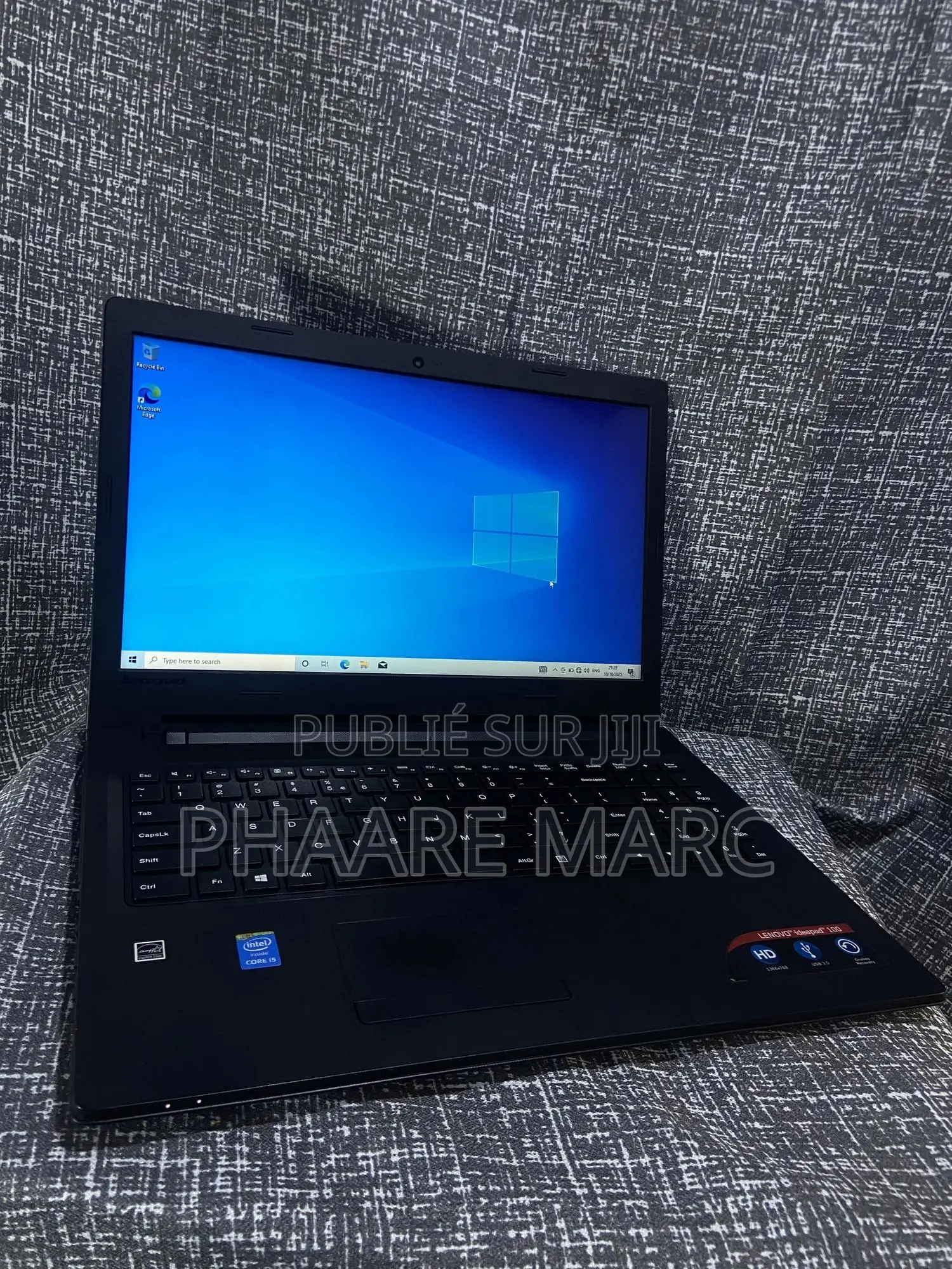 Ordinateur Portable Lenovo IdeaPad 100 4GB Intel Core I5 SSD 128GB