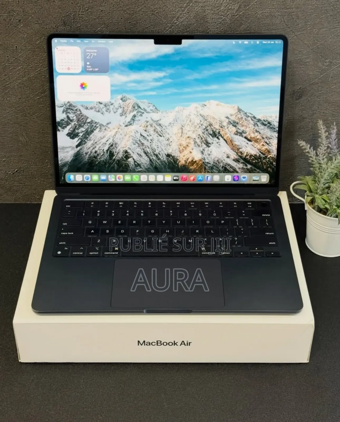 Ordinateur Portable Apple MacBook Air 2022 M2 8GB Apple M2 SSD 256GB