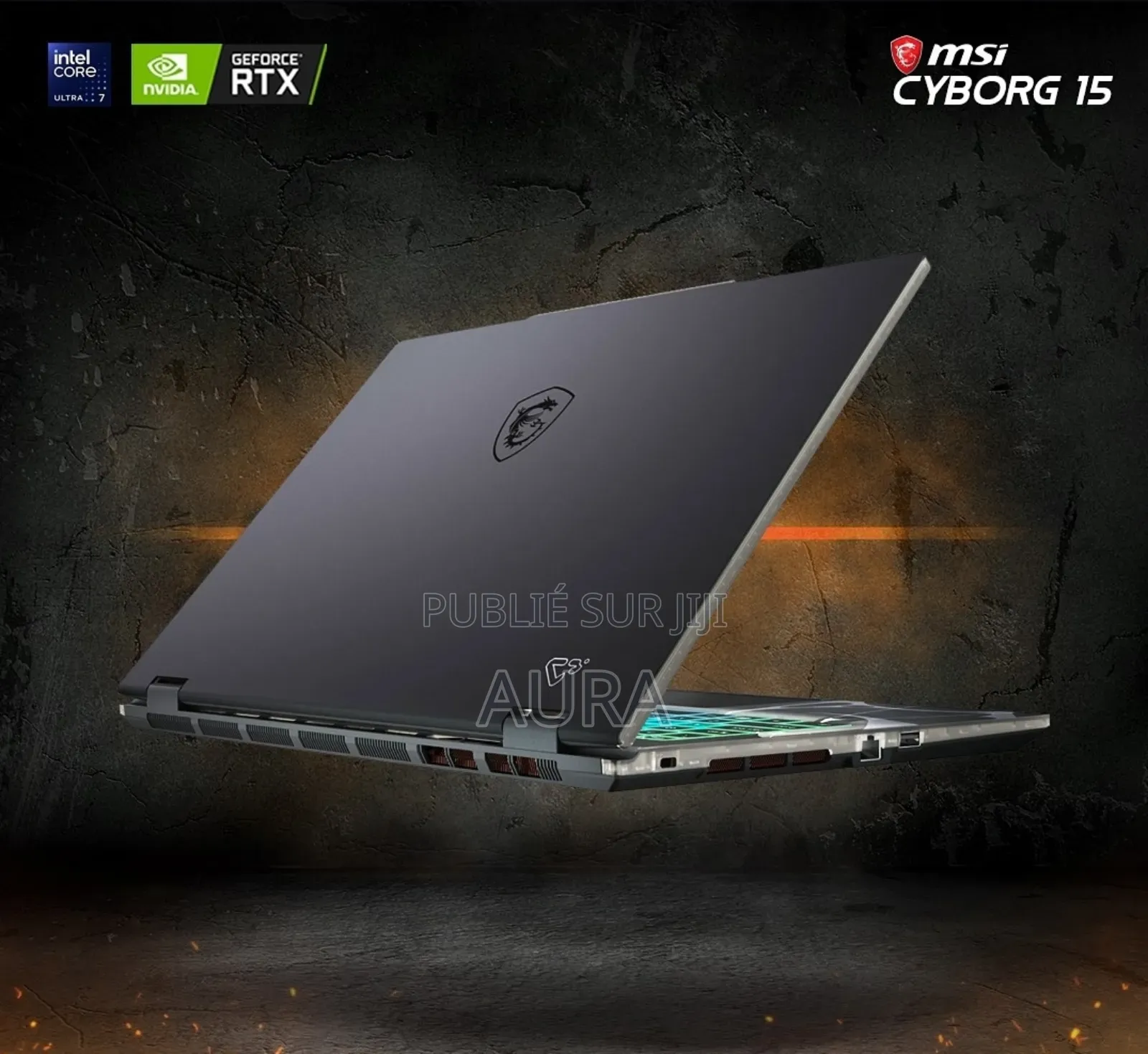 New Ordinateur Portable MSI Cyborg 15 16GB Intel Core Ultra 7 SSD 512GB