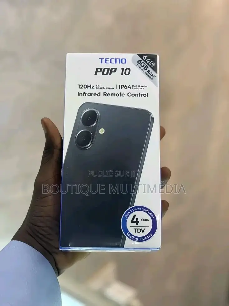 Neuf Tecno Pop 10 128 GB Bleu