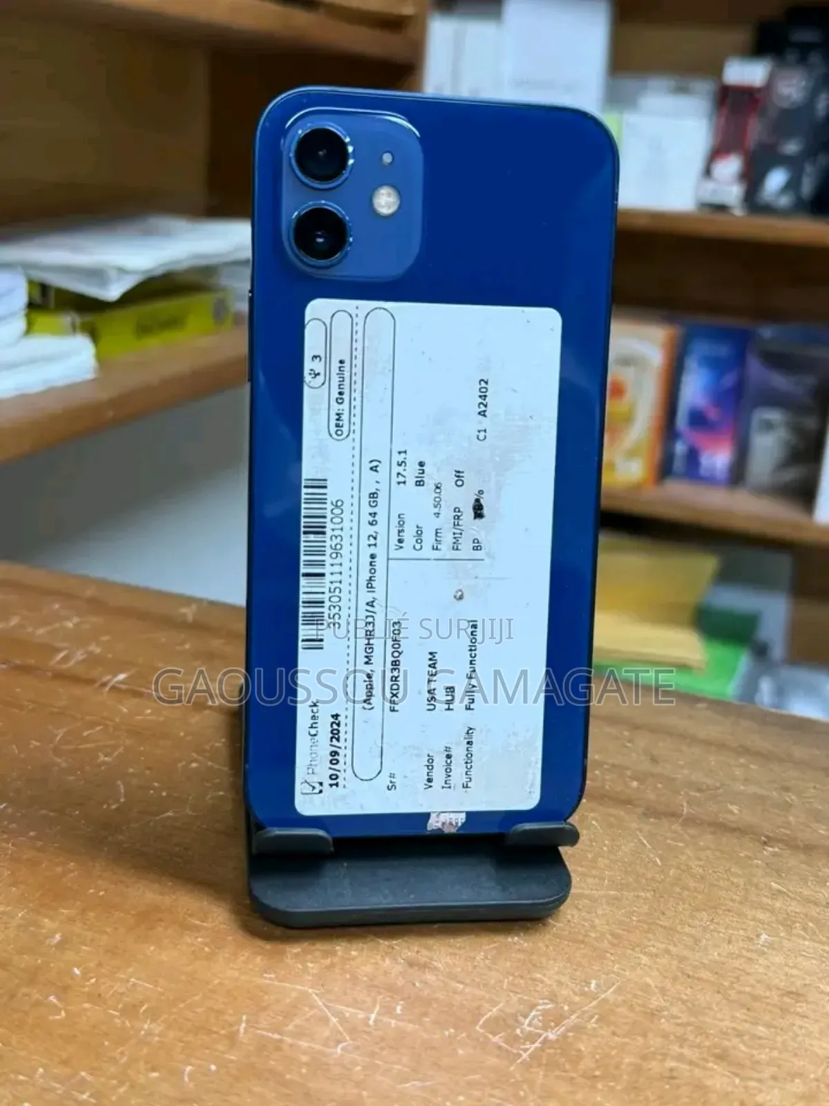 New Apple iPhone 12 128 GB Bleu