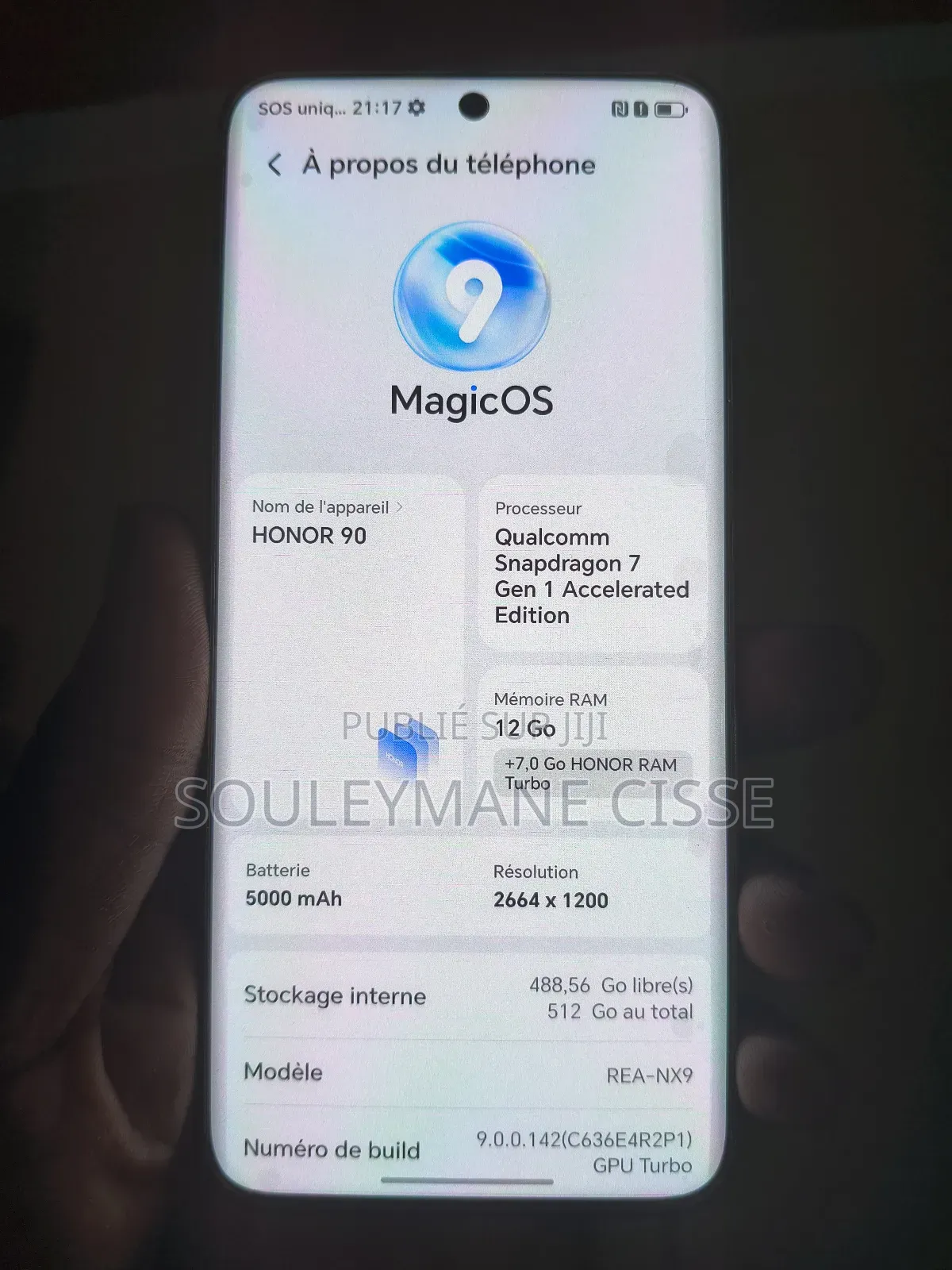 New Honor 90 5G 512 GB Gris