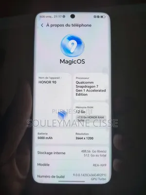 New Honor 90 5G 512 GB Gris