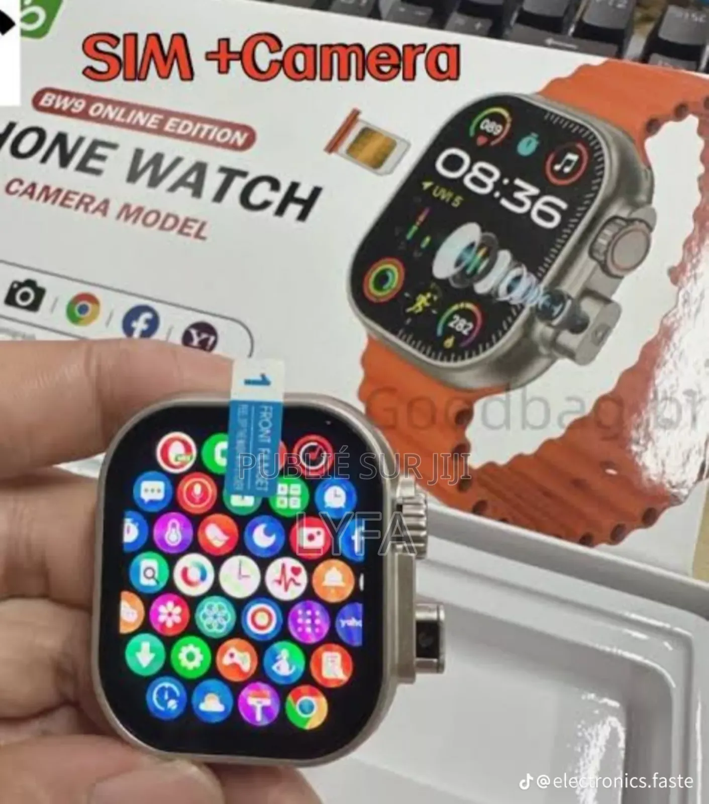 Montre Intelligente Bw9 4g Avec Caméra