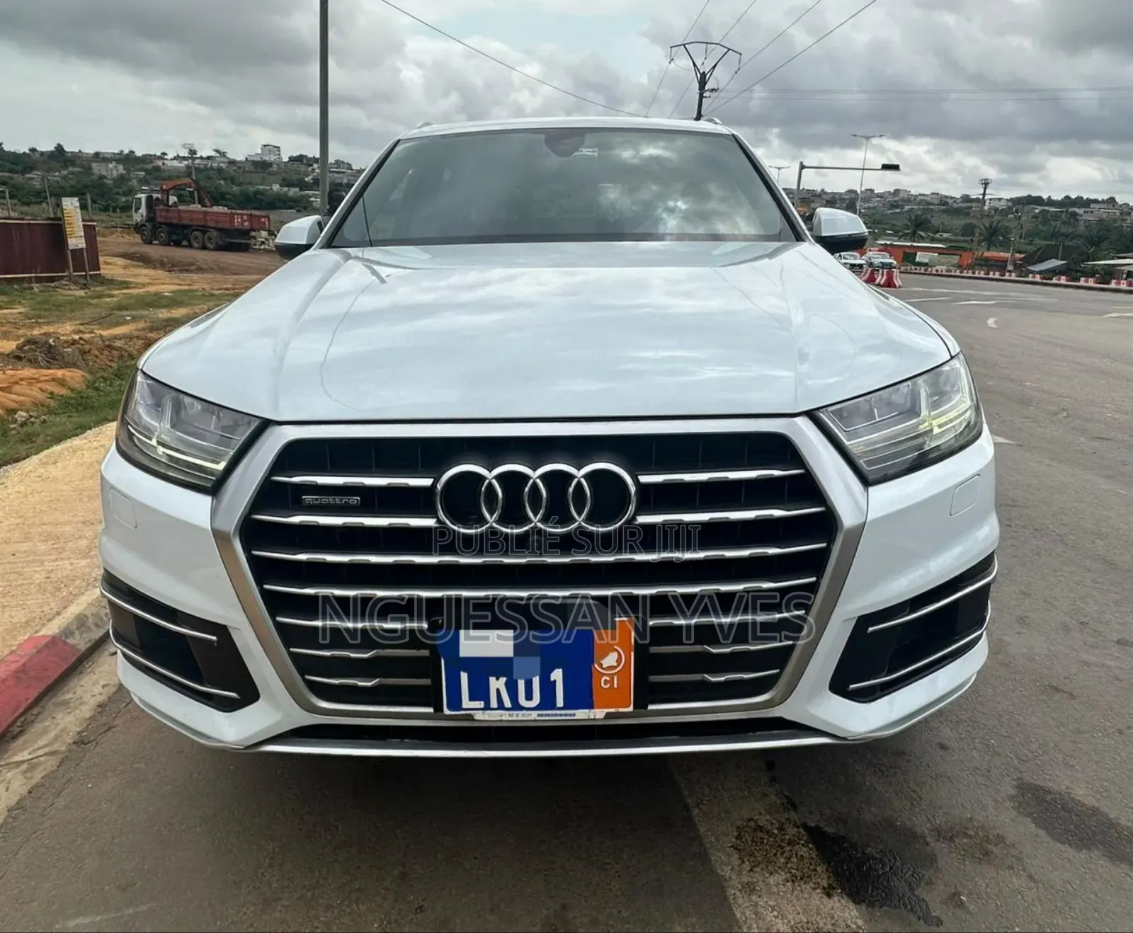 Audi Q7 2022 Blanc