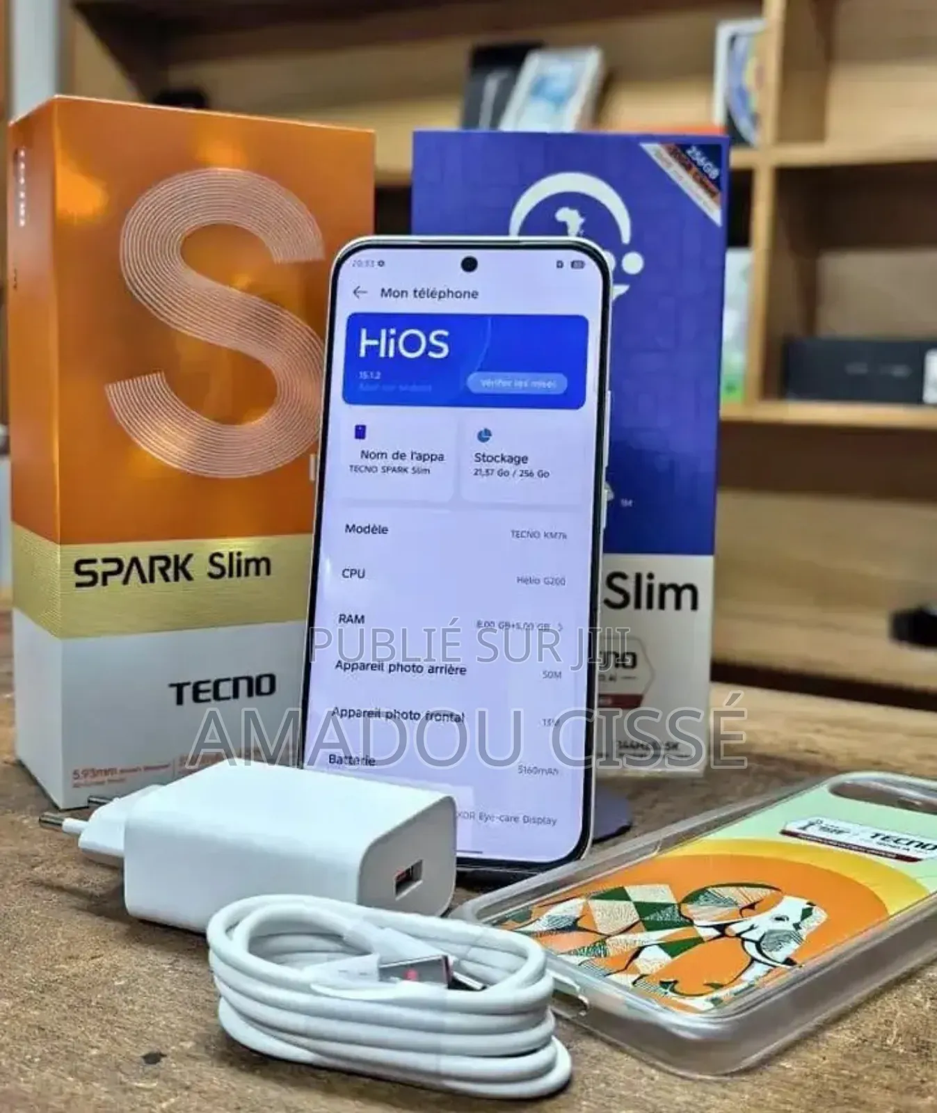 New Tecno Spark Slim 256 GB Black