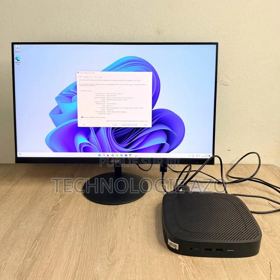 Ordinateur De Bureau HP T530 8GB AMD Ryzen SSD 512GB