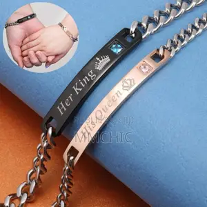 Bracelets Couple Avec Coffret