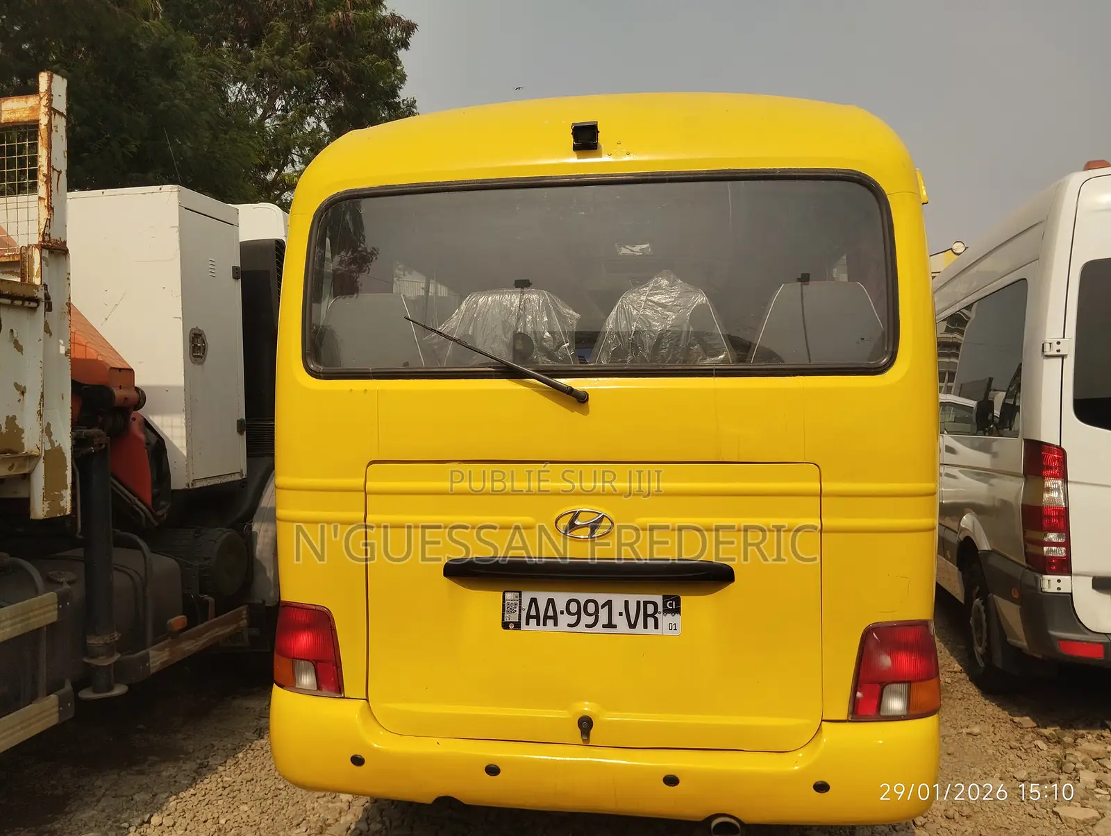 Hyundai County 2018 Jaune